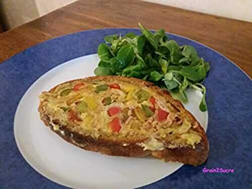 L'omelette tartine