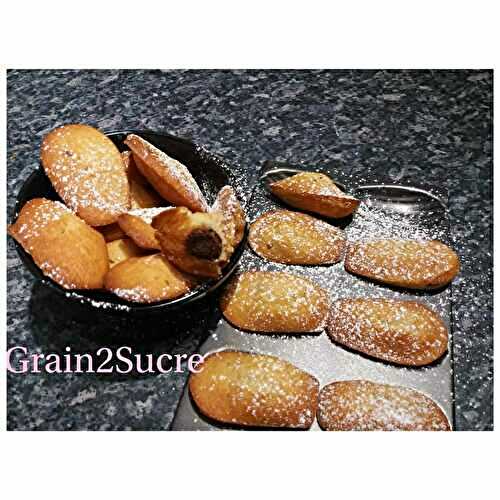 Madeleines au Nutella