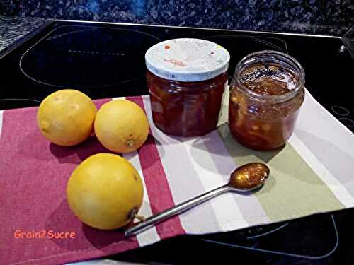 Marmelade de citron à la vanille et Limoncello