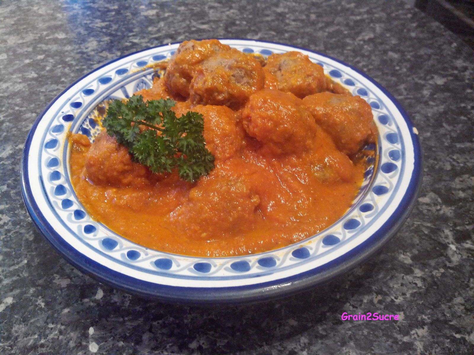 Tajine De Keftas Sauce Tomate