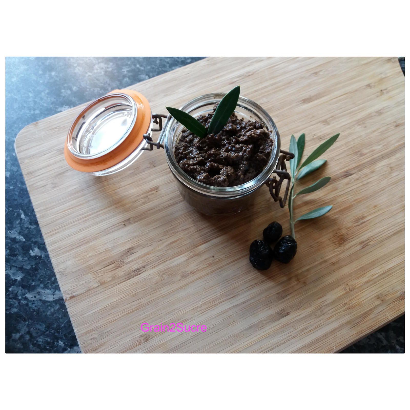 Tapenade  d'olives noires