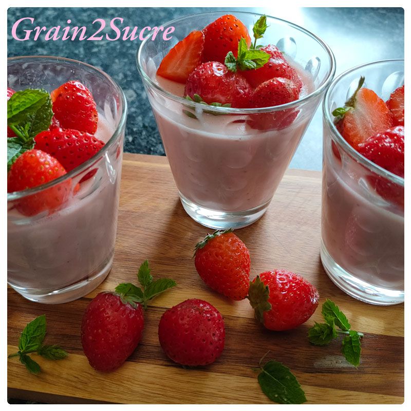 Panna Cotta aux Fraises