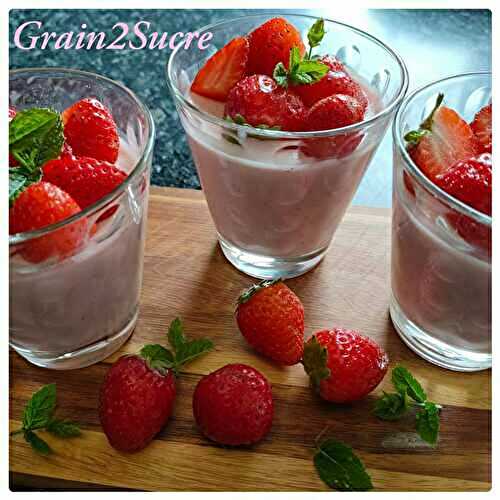 Panna Cotta aux Fraises