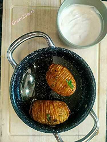 Pommes de terre rôties à la suédoise (Hasselback potatoes)