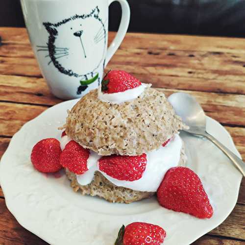 Bowlcake banane - flocons d'avoine à décliner selon les goûts !