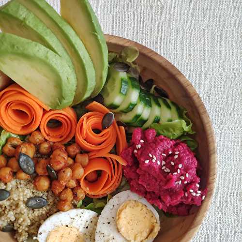 Buddha bowl végétarien - Grignotine - recettes healthy