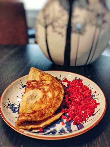 Omelette à la banane pour un déjeuner healthy