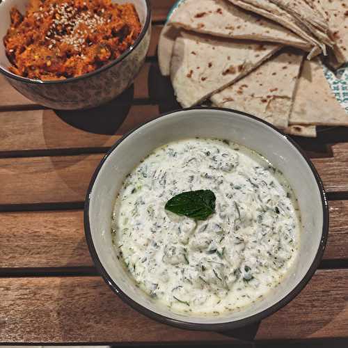 Tzatziki grec - frais et parfumé pour l'apéritif