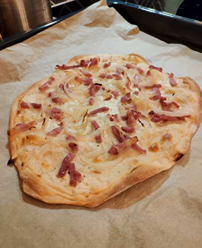 Fond de pâte à tarte flambée