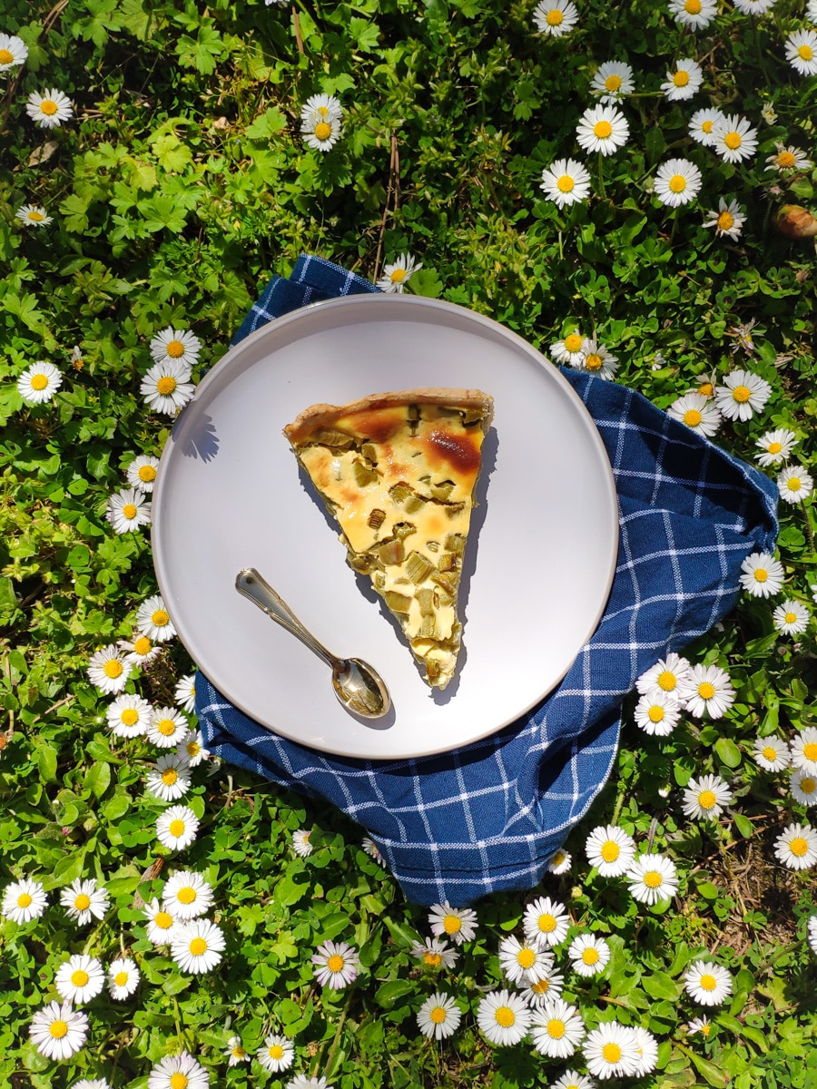 Tarte à la rhubarbe