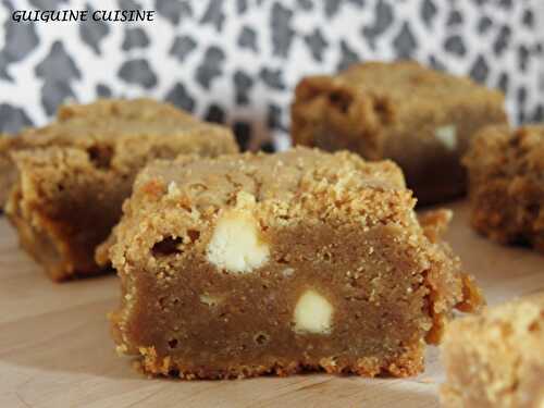 Blondies au chocolat blanc…