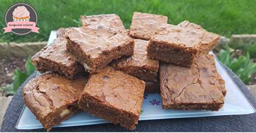 Brownie fondant au chocolat et bananes