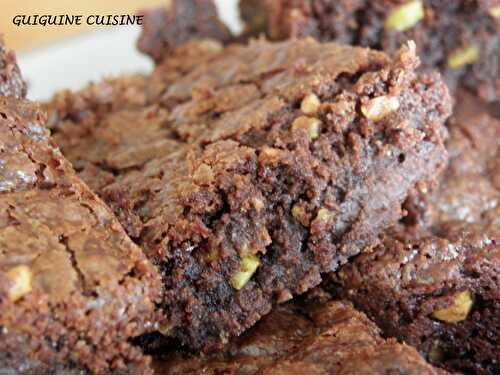 Brownies aux éclats de pistaches…