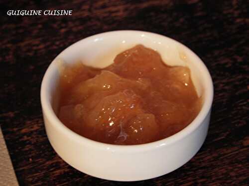 Confiture de pommes façon tatin