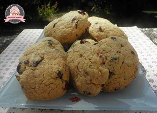 Cookies au chocolat blanc et cranberries de Q. Pasquesoone