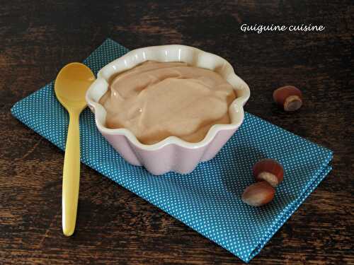 Crème mousseline au praliné