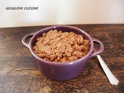 Crumble prunes – spéculoos…