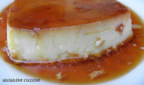 Flan au caramel…