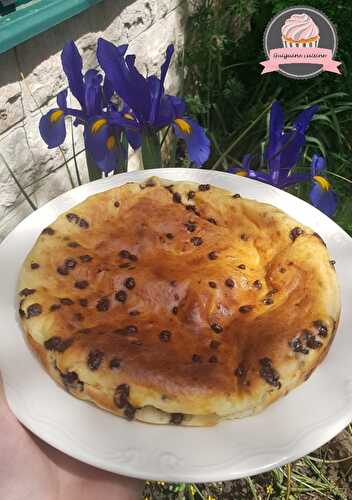 Gâteau au skyr et pépites de chocolat léger