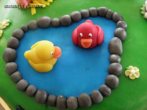 Gâteau d’anniversaire 3D « les animaux de la ferme »