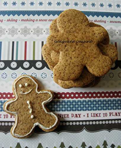 Gingerbread men ou bonhommes en pain d’épices