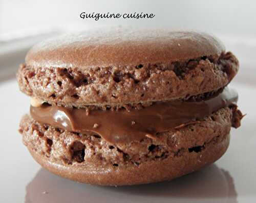 Macarons au Nutella