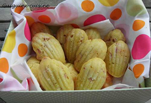 Madeleines aux lardons (sans lactose)