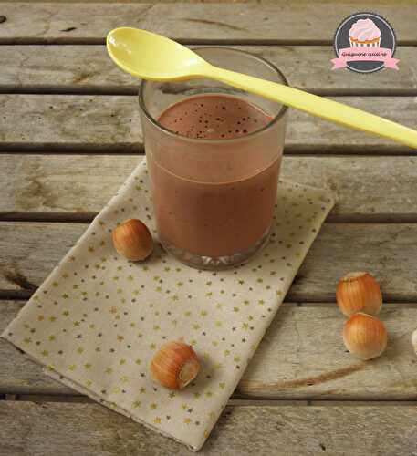 Petits pots de crème chocolat – noisettes, vegan