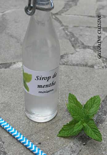 Sirop de menthe maison