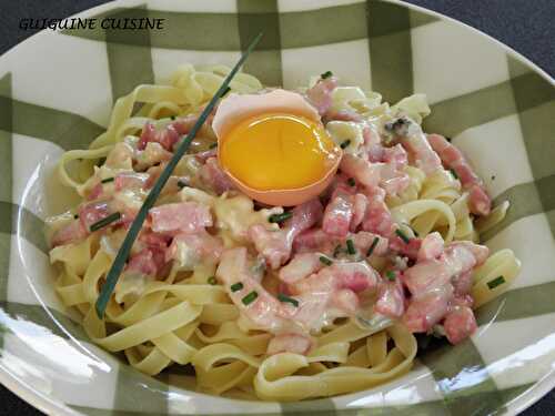 Tagliatelles gourmandes au Bresse bleu…