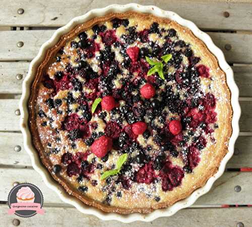 Tarte amandine aux fruits rouges