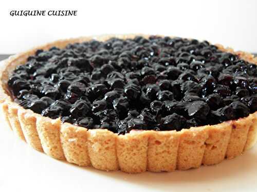 Tarte aux myrtilles…