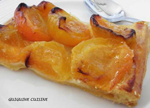 Tarte fine aux abricots de C. Lignac