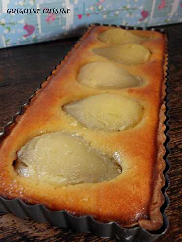 Tarte poire chocolat Carambar Poulain