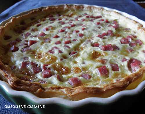 Tarte salée au camembert