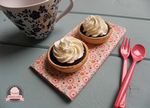 Tartelette chocolat et chantilly