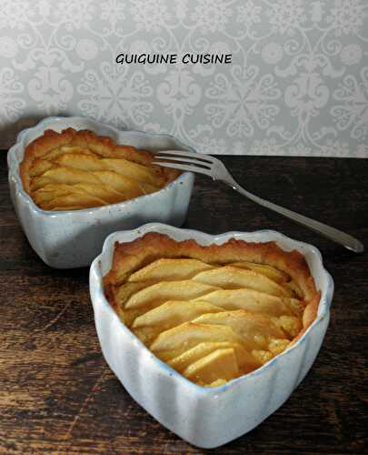 Tartelettes vanillées pommes & amandes…