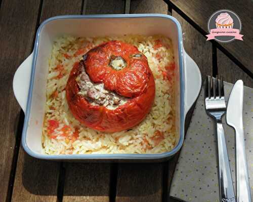 Tomates farcies et riz