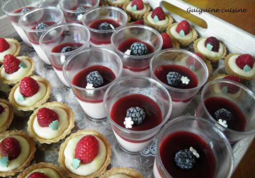 Verrines tout framboises