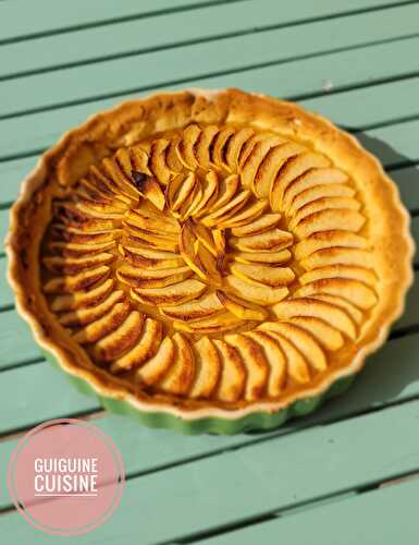 Tarte aux pommes légère