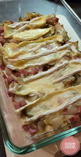 Endives en tartiflette WW