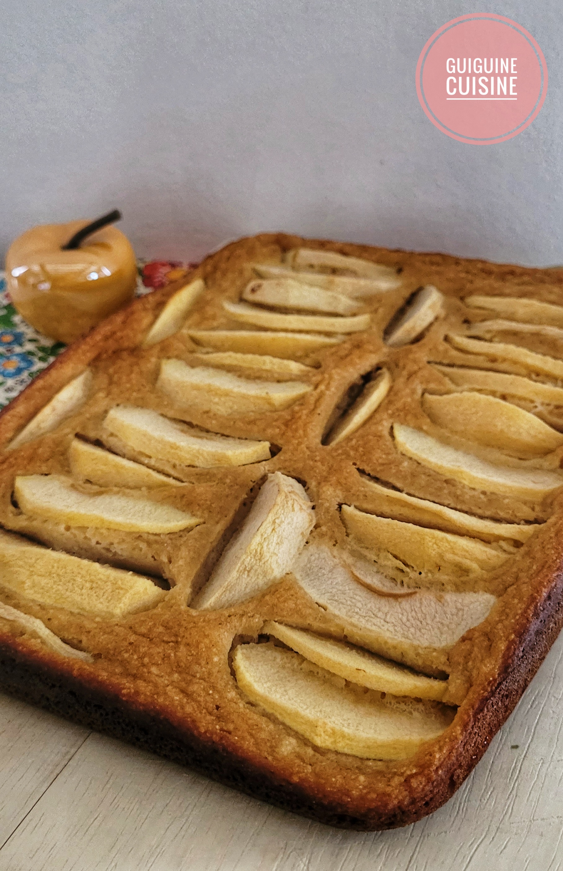 Gâteau healthy aux pommes et amandes