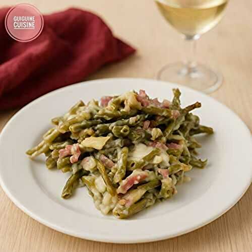 Gratin de haricots verts
