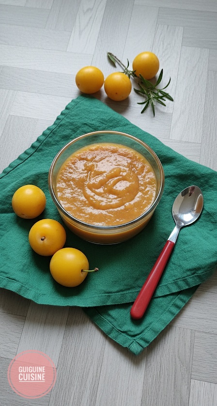 🍑 Compote de prunes jaunes au Cookeo – rapide
