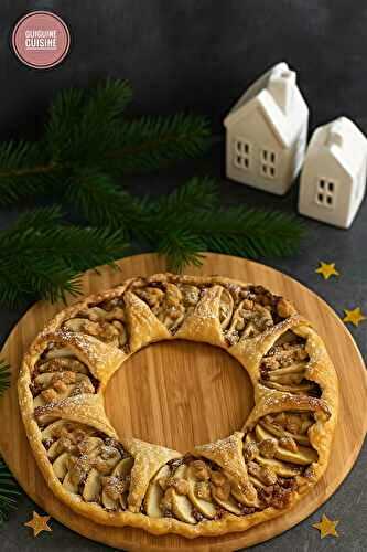 Couronne feuilletée pommes speculoos 🍎