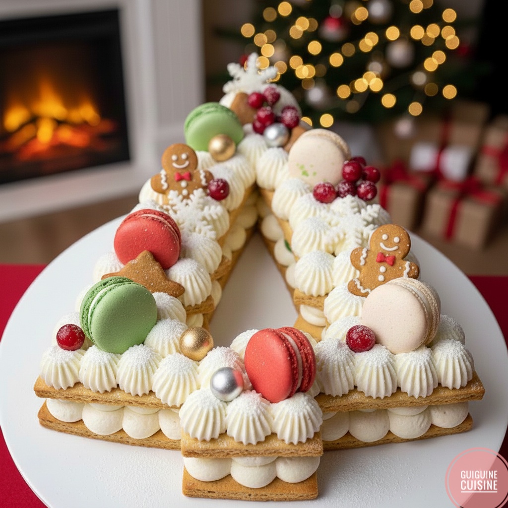 Sapin de Noël façon number cake