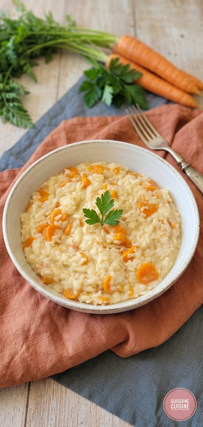 Risotto aux Carottes Ultra Crémeux au Cookeo