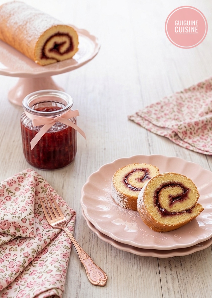 Le Classique Gâteau Roulé à la Confiture