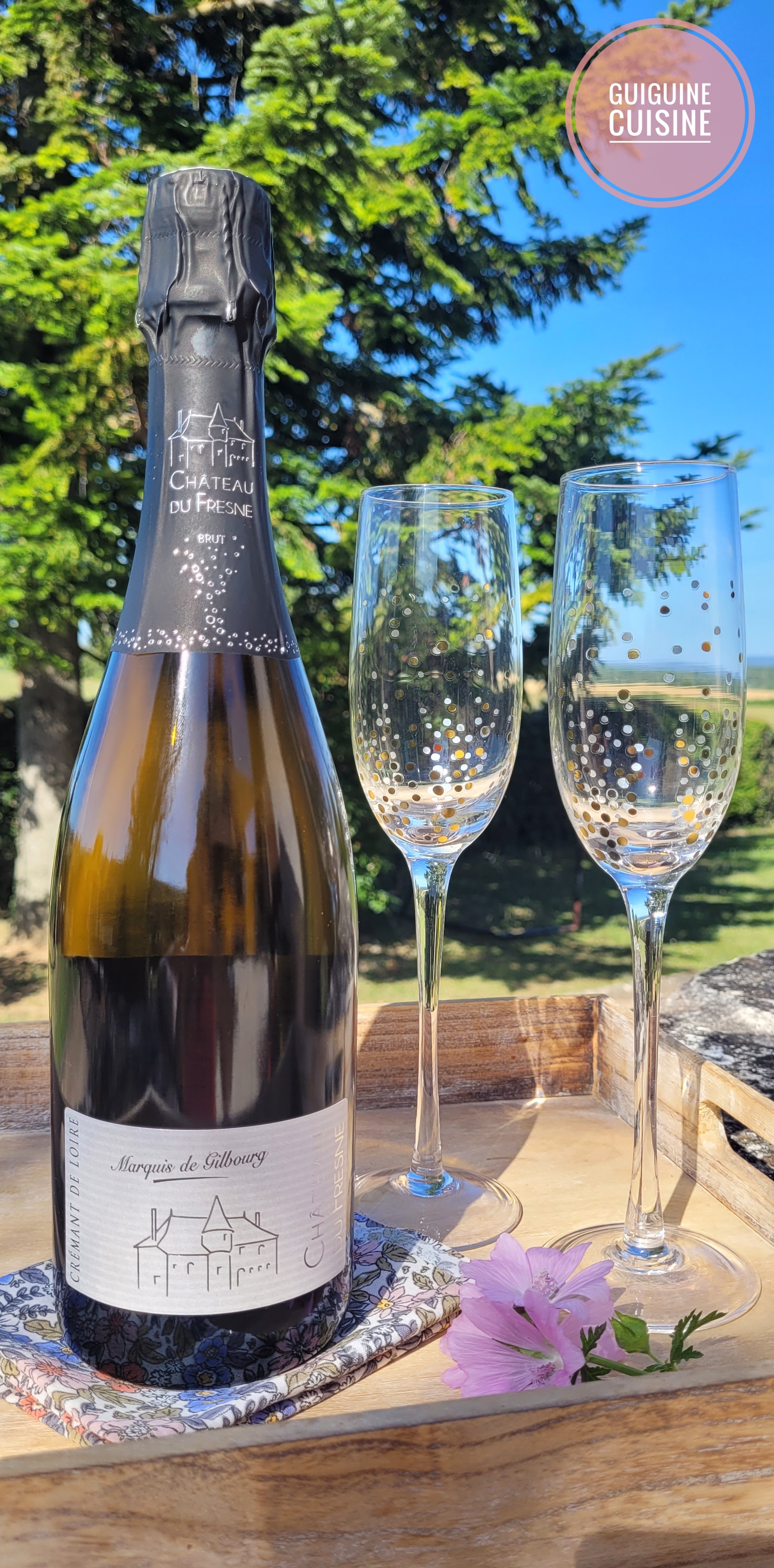 Échappée belle sur la Route des Vins de Loire : À la découverte des bulles d’or du Château du Fresne ! 🏰🥂