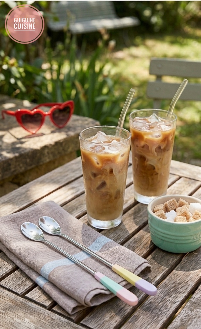 Recette rapide : Café glacé au sucre vanillé 🥤🧊